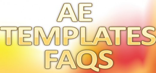 After Effects Template FAQs "Most Questions Are Asking"