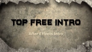 After Effects Intro Template Wall Collapse