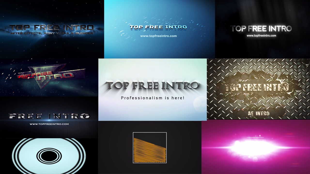 free after effects cs6 intro templates download