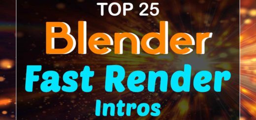 Blender Fast Render Intro Templates